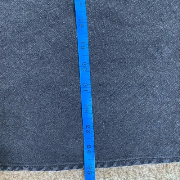 Cut Loose Linen Sleeveless Top, Size XL, Black, Classic, Lightweight, Lagenlook - Picture 4 of 5